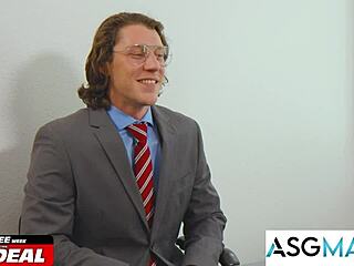 Hot guys say, 'let's hookup in the office'