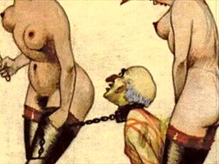 古董卡通Hentai复古动漫情色艺术