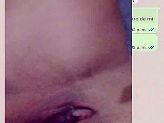 Stepmom's Naughty WhatsApp While Dad's Away