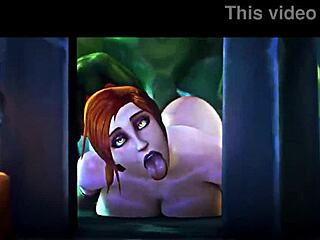 Monster Alien Fucks In Hentai Anime Cartoon, Intense Action!