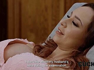 Cuck4k - Doctor Examines Wife’s Big Natural Tits While Husband Watches