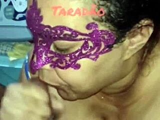 Latina BBW Milks Huge Cock With Hands In POV