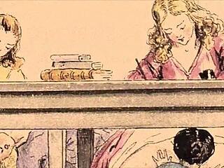 Erotica here is a collection of vintage illustrations and cartoons