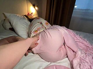 Step sister gets pounded hard with intense creampie. I can't resist her big natural tits!