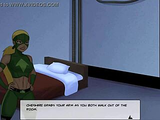 i enjoy watching cheshire and artemis in dc comics cosplay playtime with costumes and dancing