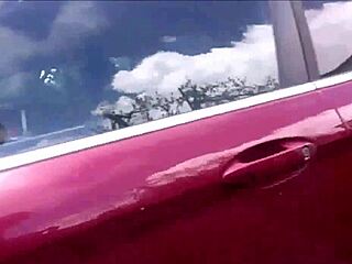 Hot rude girl pees everywhere in tight leggings and pantyhose