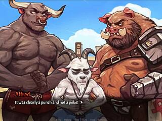 Pig princess threesome turns wild on beach