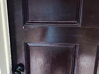 Sexy Milf Vs Neighbor Boy In Tight Laundry Room Surrender