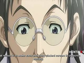 Old Teacher Seduces Naive Lesbian Students into Straight Action at HentaiX99