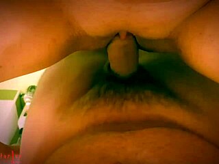 Having a quick moment in the bathroom on the washing machine