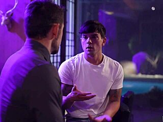 Muscular hunk helps closeted doctor explore gay desires