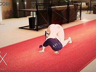 anime hentai game hinata hyuga netorare fucks in various positions with blowjob