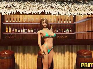 Deep Tissue Massage Animation Features Futanari Foursome With Assfucking, Blowjob, And Monster Cocks By Prime3dx