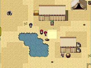 harem in another world harem hentai game ep 12 huge facial and accidental boner