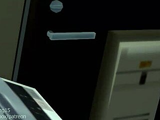 kazusa beast in 3d cartoon anime style