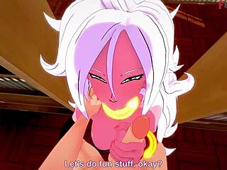 android 21 transformed in sheer dragon ball zex fantasy