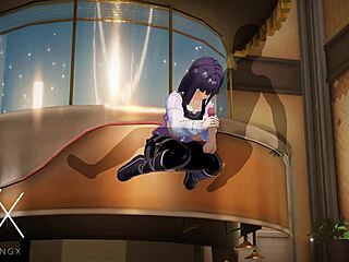 3D Hinata Hyuga gets netorared in this sexy anime game