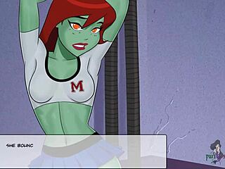 i enjoy watching cheshire and artemis in dc comics cosplay playtime with costumes and dancing