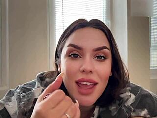 Hot girl next door bends over in doggy style on first date at home