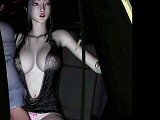 3d cute asian babe in sexy lingerie hardcore sex with big cock