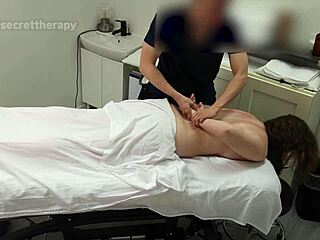 Married housewife enjoys a steamy encounter with a masseur