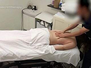 Married housewife enjoys a steamy encounter with a masseur