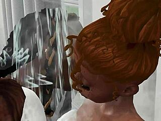 Mae Sneaks a Steamy Shower Fuck with Step-Brother Moriah.