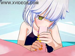 Dive into this pool game by badpoipoi in 3d cartoon anime style.