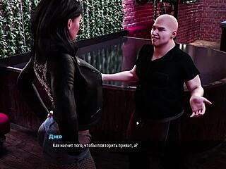 anime redhead with big nipples gets clothes ripped in cum-filled gameplay