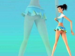 3dgspot - Tiny trans bangs busty trans in 3d cartoon