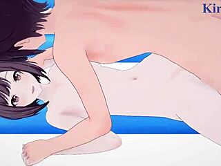 i-i-i chika hoshino and ena shinonome in intense hentai sex