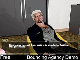 Hentai bouncing babes in visual novel-style adult anime