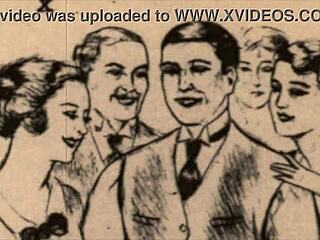 Vintage Erotic Illustration From Antique Cartoon