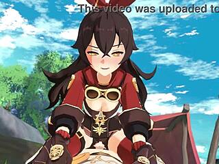 Watch Amber Outride Aether In Genshin Hentai!