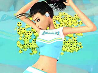 3dgspot - Tiny trans bangs busty trans in 3d cartoon