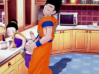 i nearly got caught banging android 21 and chichi in wild fantasy hentai