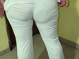 My mother-in-law at home on the street