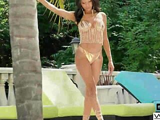 september reign rides a big dick, tits bouncing wild in wicked brunette doggystyle action.