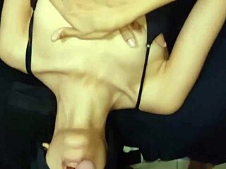 Does this hot babe love anal sex close up?