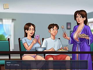 summertime saga 141 featuring teen 18+ characters in detailed game scene