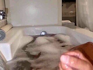 Amateur video of me teasing my stepson in the tub