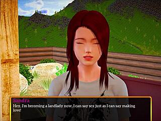 In my new family, she gets fucked sideways with big cock in her ass