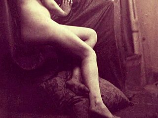 Pornostalgia the baker shows hairy vintage pussy!