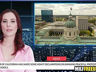 Hot Milfs Freeused During News Broadcast?
