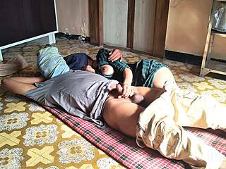 Dirty Talking While Slapping Curvy Babysitter's Tits in Kitchen Fuck