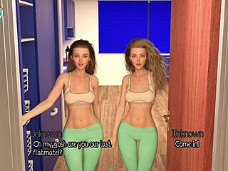 Mature woman meets huge cock in university flat