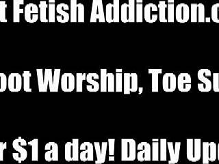 Beg now to feel my silky feet in your hands.