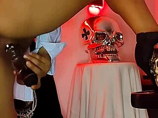 Bluee penetrates her tight pussy with dildo and cums! 😈