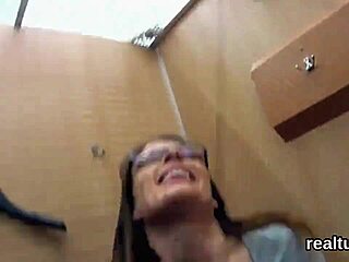 flawless czech teen gets seduced in mall for pov pounding 😍