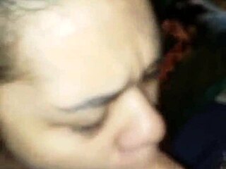 Sloppy deepthroat latina sucking cock hard!